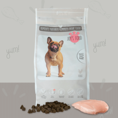 Croquettes semi-humides chien adulte – Poulet frais